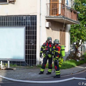 Hausbrand in der Gartenstraße (Foto: Patrick Bergem)